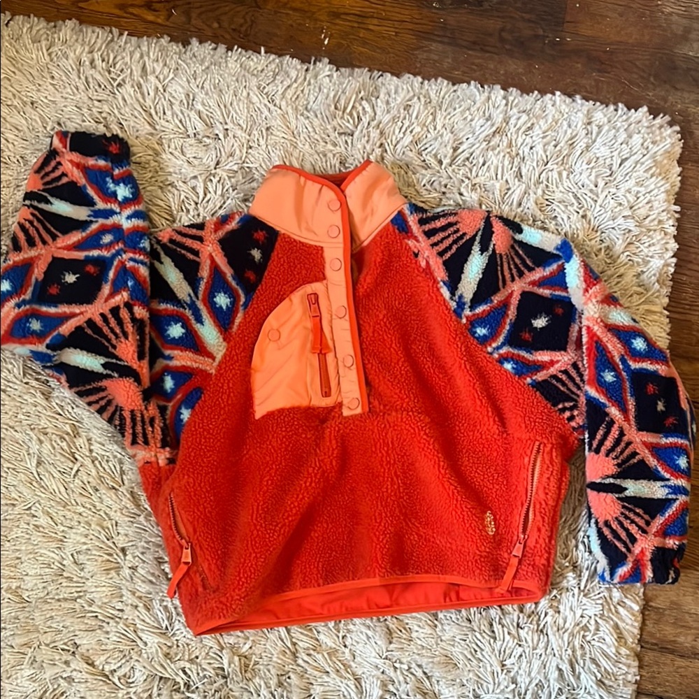 Free People Hit The Slopes Pullover Fleece